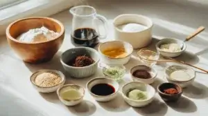 Shaping rice cake dough by rolling it into ropes and forming small evenly sized pieces on a floured board.