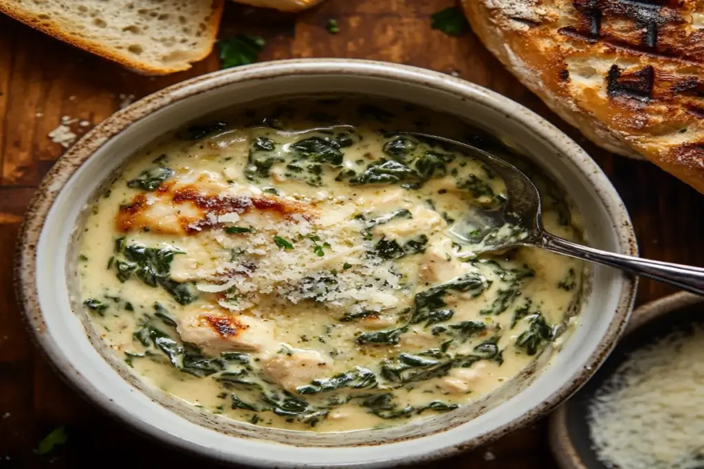 Creamy and cheesy 3 ingredient creamed spinach