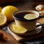 “how to make lemon ginger coffee hot recipe”