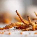 cordyceps militaris trick recipe ingredients on cutting board