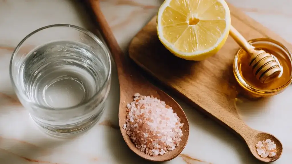 ingredients for pink salt water weight loss drink