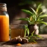 caption tentang jamu tradisional Indonesia sebagai minuman sehat herbal