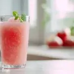 Dr Logan Collins bariatric gelatin recipe drink in a clear glass