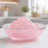 Dr Rocio pink gelatin recipe prepared as a low-calorie weight loss dessert