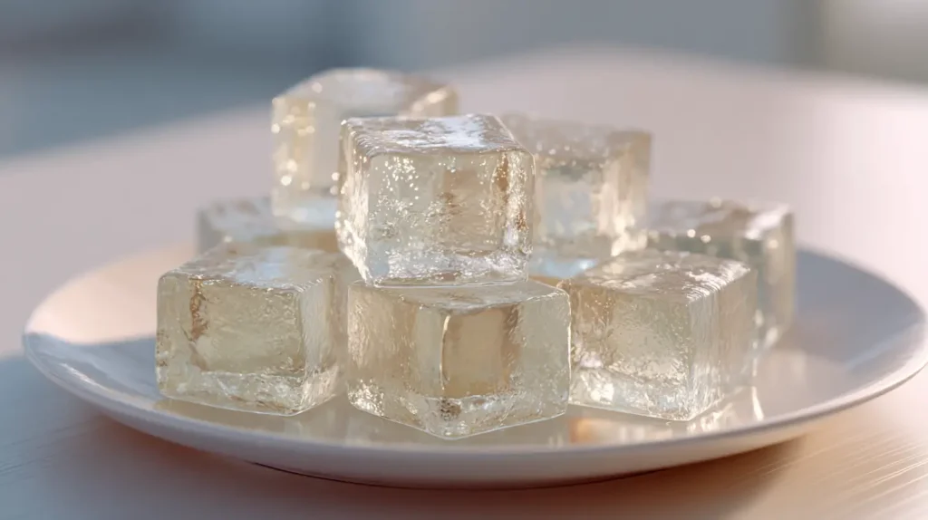 Gelatin used for appetite control in a gelatine diet for weight loss