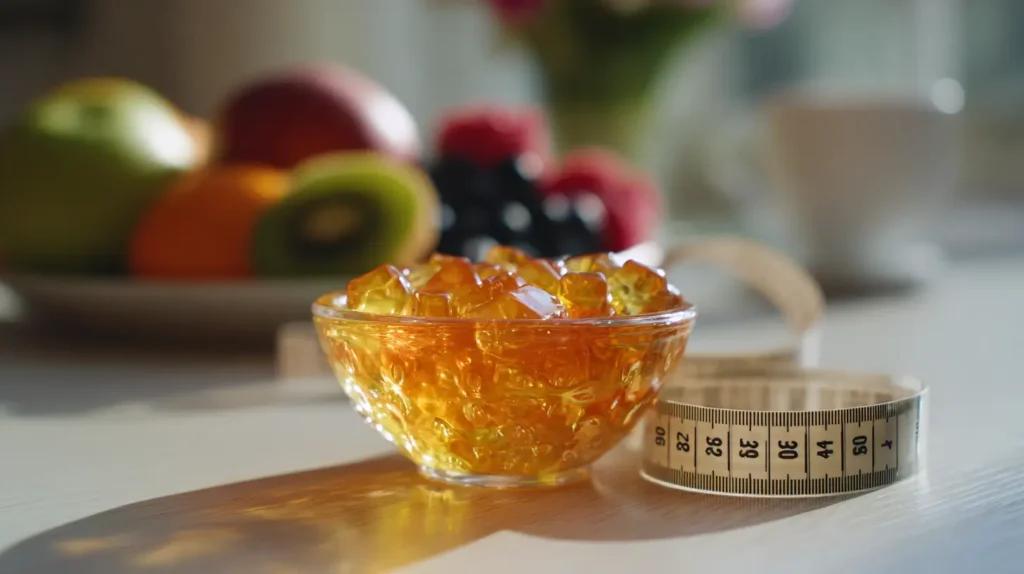 Is gelatin safe for long-term weight loss with healthy diet