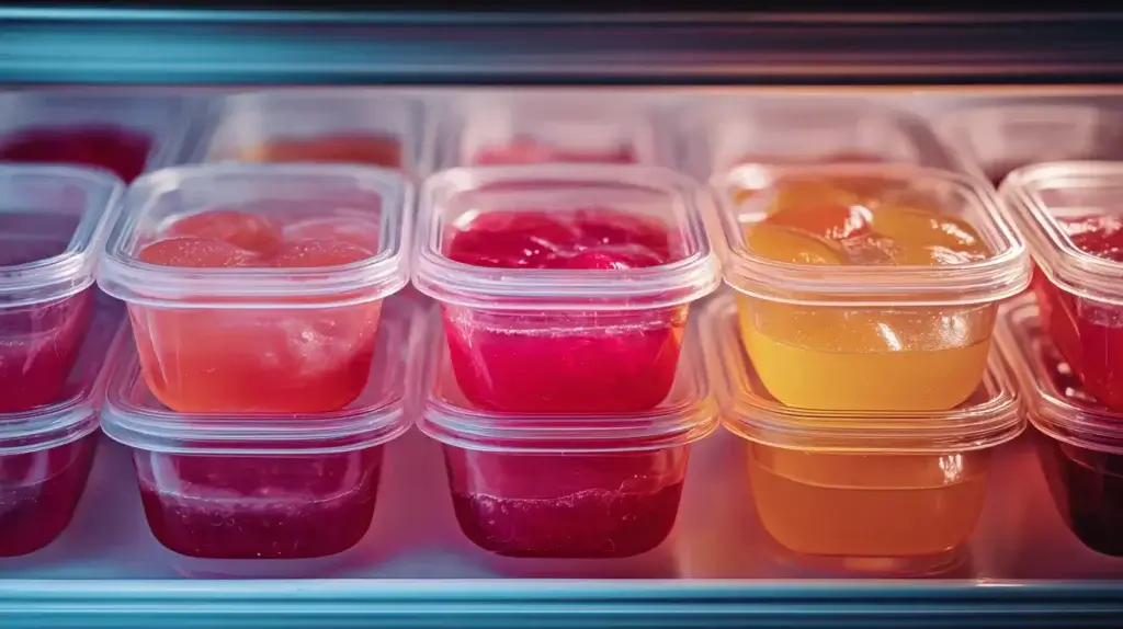 portioned gelatin meal prep