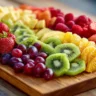 Meghan Markle rainbow fruit platter inspired by colorful fresh fruits