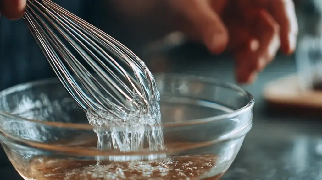 Preparing pink gelatin weight loss recipe step by step