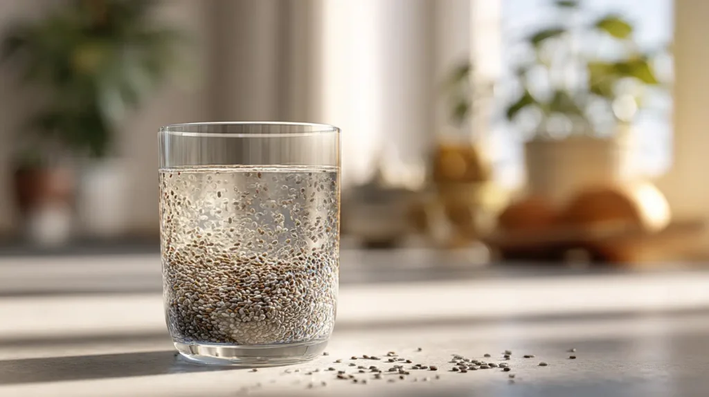 appetite suppressing drinks using chia seeds and hydration