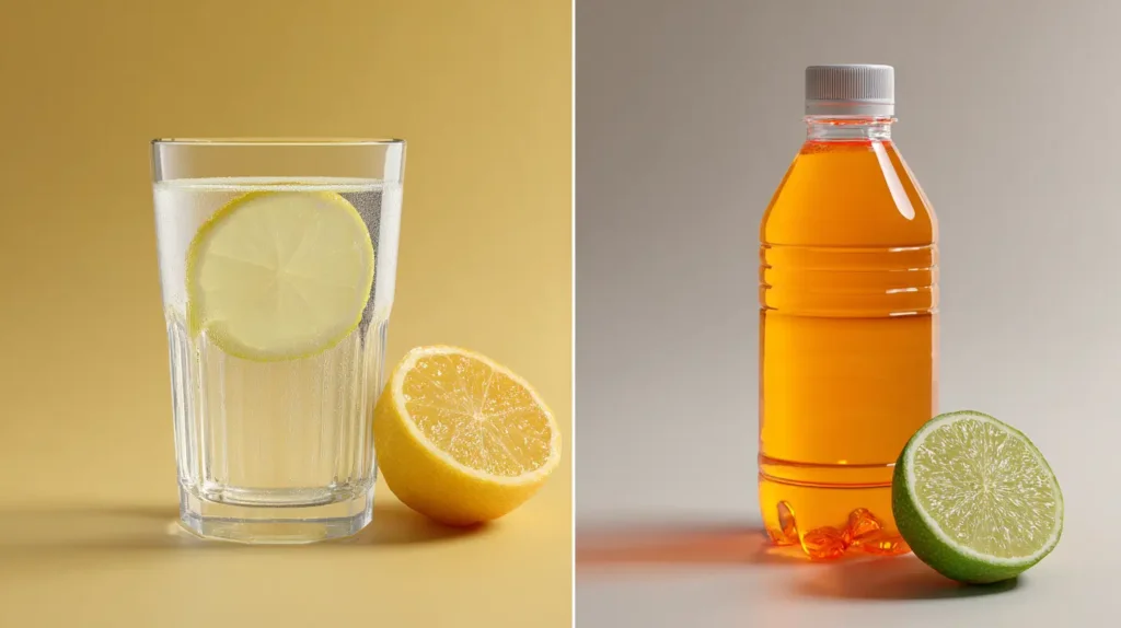 homemade electrolyte salt drink compared to commercial drinks