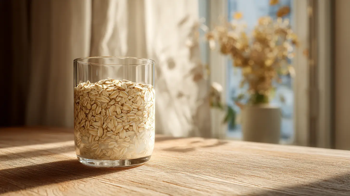 oat trick for weight loss drink made with oats and water