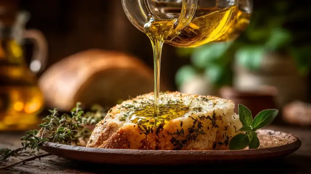 Homemade oil of oregano used in cooking