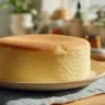 viral japanese yogurt cheesecake with fluffy texture and light golden top