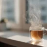 Warm functional drinks in a cozy daily routine setting
