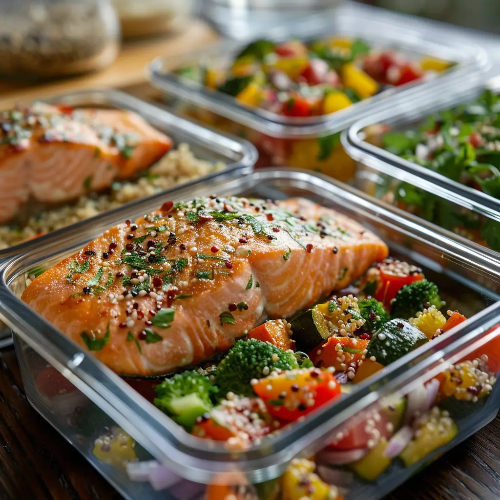 low calorie diet high protein meal prep containers