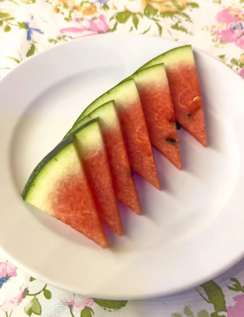 low calorie watermelon slices for weight loss