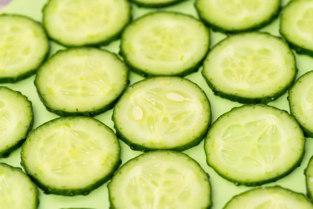 low calorie cucumber slices for weight loss
