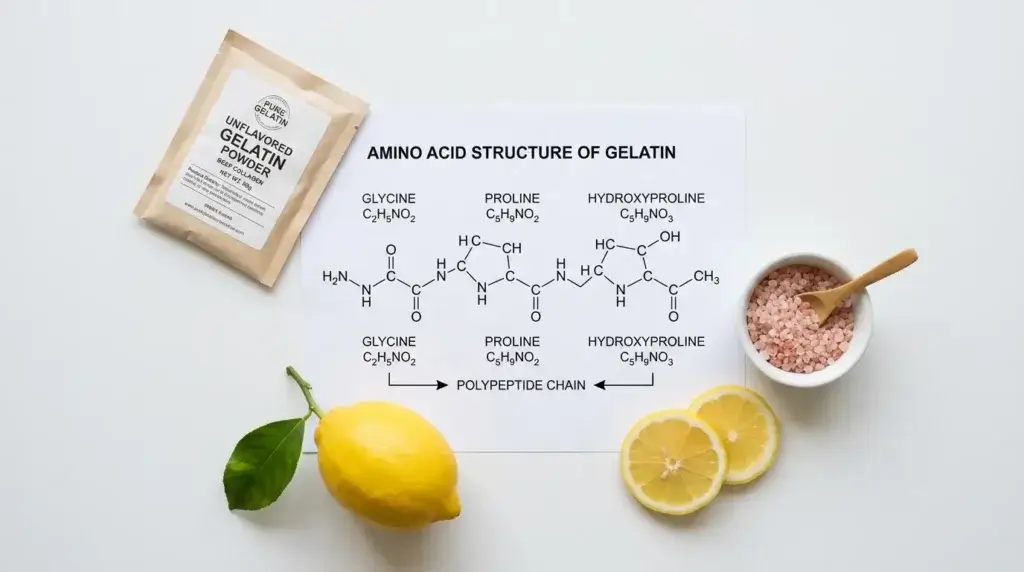 gelatin trick science — glycine GLP-1 mechanism explained