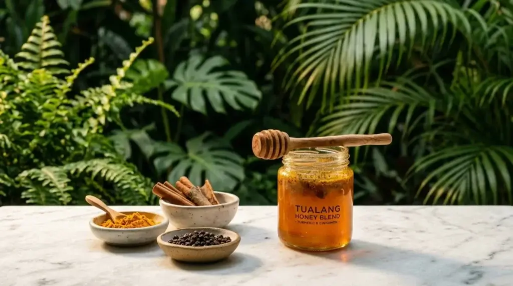 Tualang honey golden blend with turmeric and cinnamon for brain health