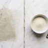 gelatin sheets vs powder comparison side by side on white background