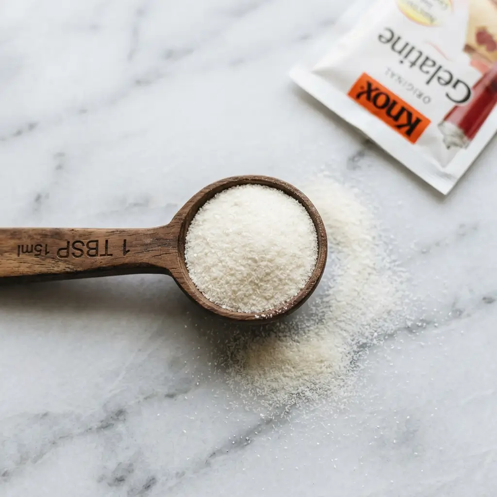 unflavored gelatin powder measuring spoon conversion teaspoon tablespoon