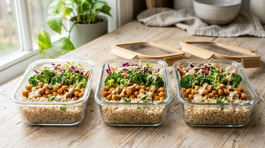 anti-inflammatory vegan meal prep plant based foods satiety fiber weight loss