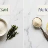 agar agar vs gelatin comparison powder vegan plant-based vs animal collagen