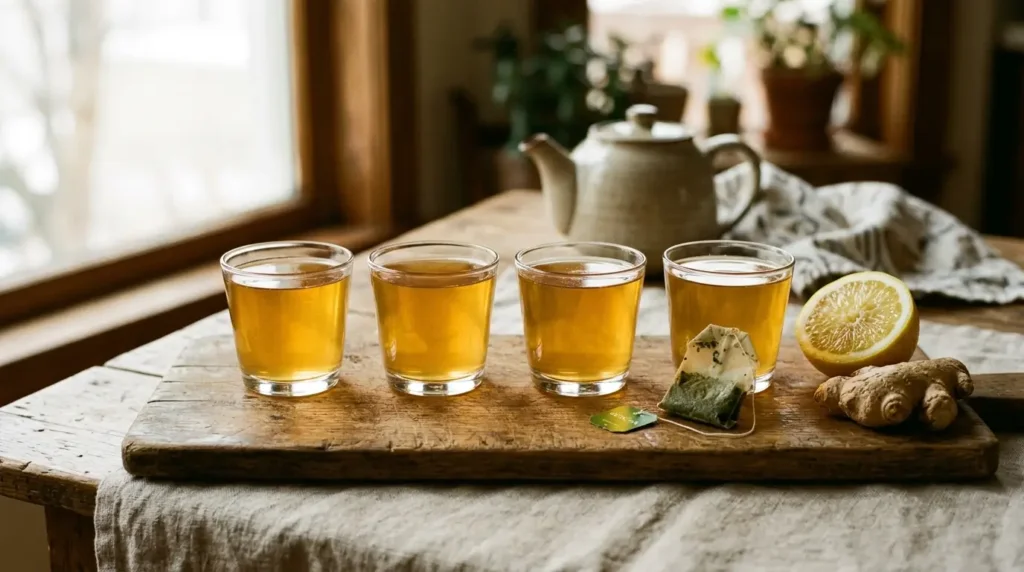agar agar weight loss jelly cups vegan pre-meal green tea lemon ginger