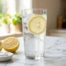 baking soda and lemon juice for weight loss drink with fizzing water
