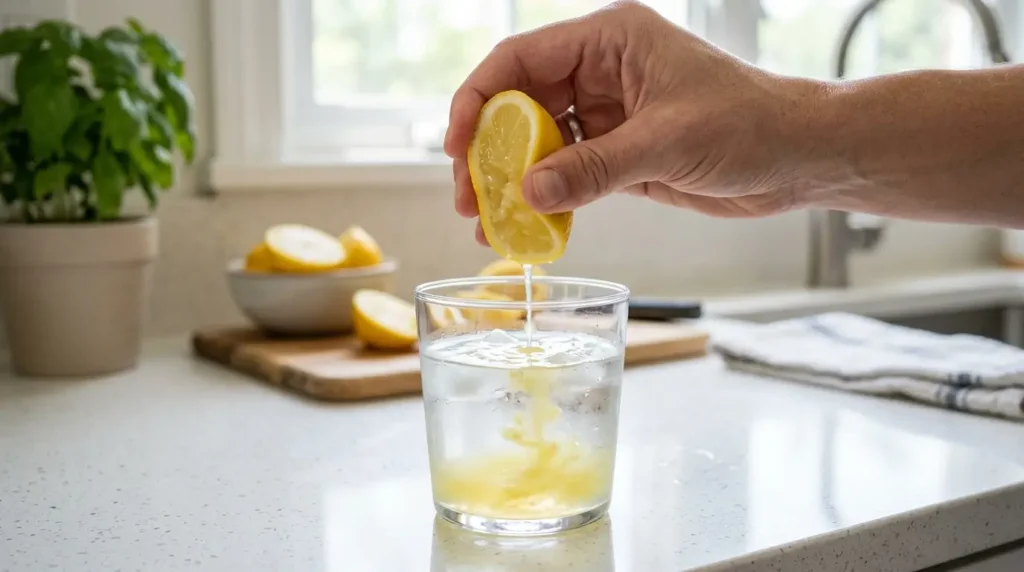 squeezing lemon juice for baking soda weight loss recipe