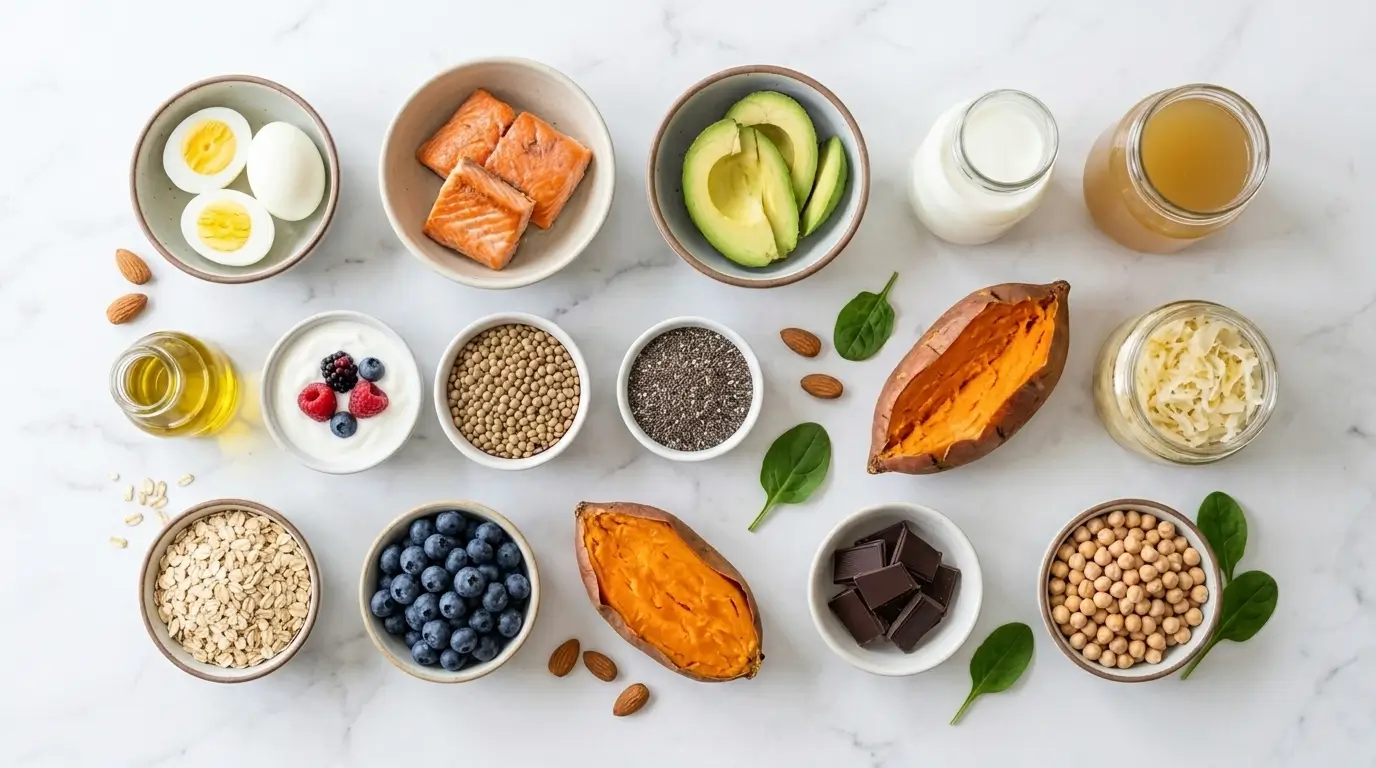 natural glp-1 foods list with 15 ingredients that boost fullness hormone