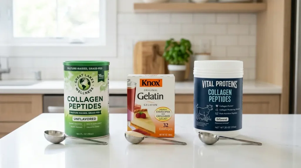 Great Lakes Knox Vital Proteins beef gelatin powder brands comparison 2026