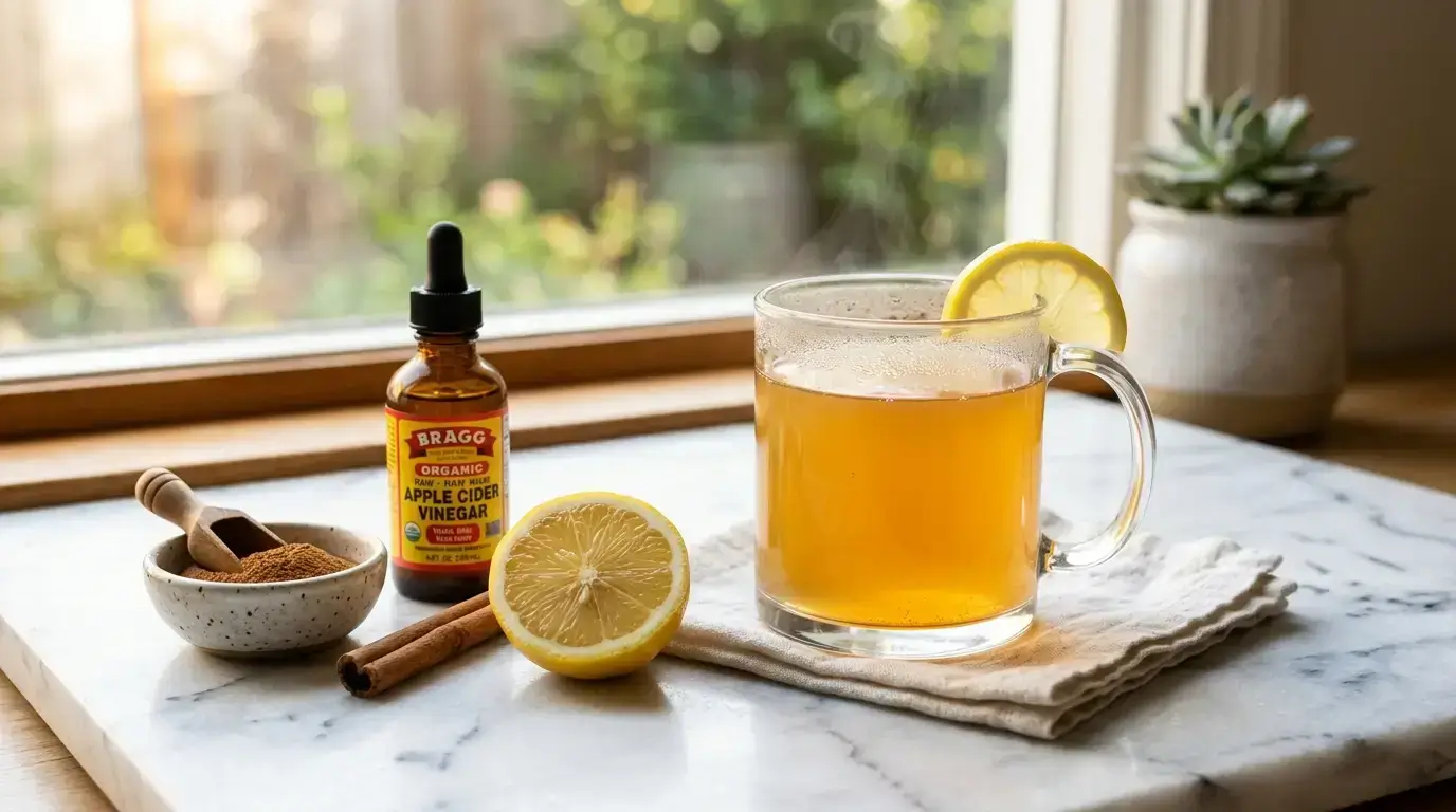 dr phil diabetes recipe morning tonic apple cider vinegar cinnamon lemon warm water