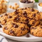 Soft and chewy chickpea cookies with chocolate chips