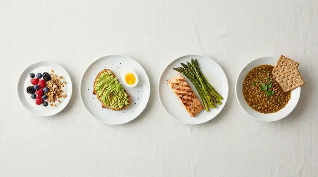 Sample day of eating for a reduced appetite