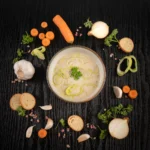 Creamy Marry Me chicken soup in a bowl
